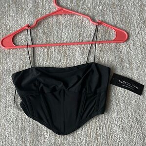 Black Corset Top